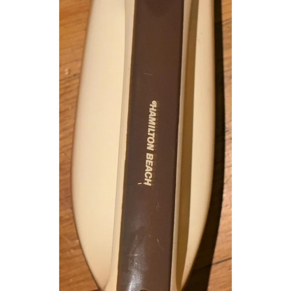 Hamilton Beach Electric Carving Knife Model 275-5 Brown & Cream USA VTG tested